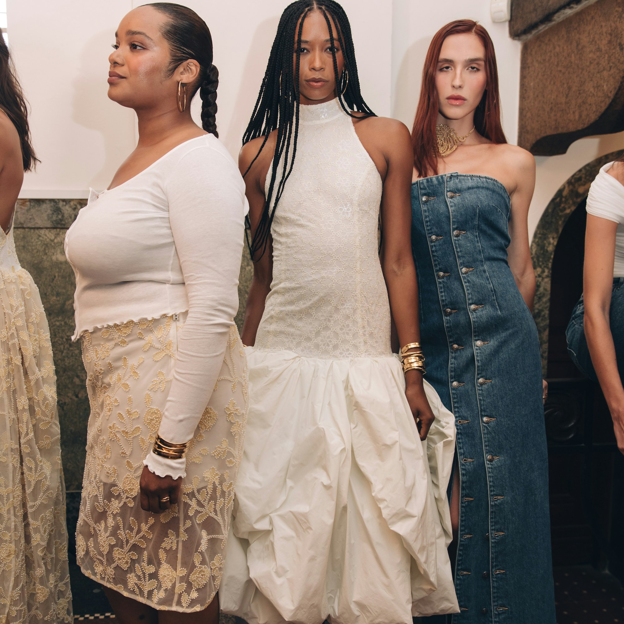 Small square SS25 Copenhagen Fashion Week Rotate Backstage Tonya Matyu 12